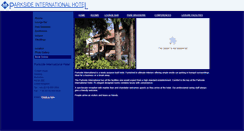 Desktop Screenshot of parksideinternationalhotel.com