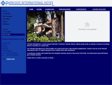 Tablet Screenshot of parksideinternationalhotel.com
